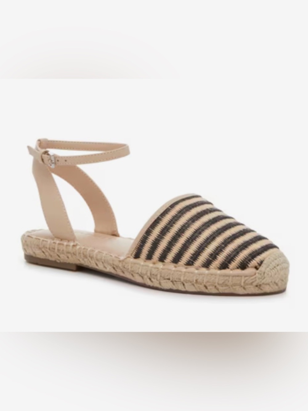 Marc Fisher Bessie striped Espadrille Flat 9